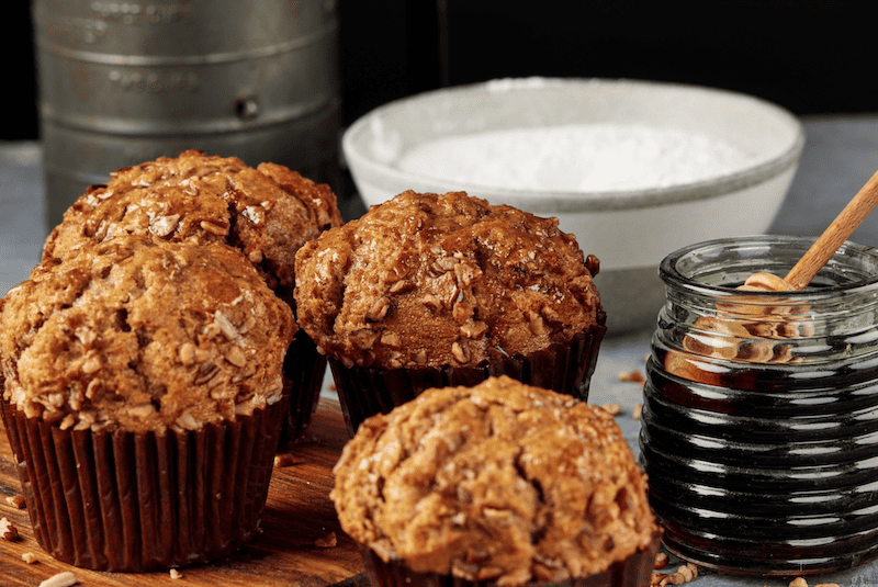 HEALTHY SUGAR-FREE CARROT CAKE MUFFINS